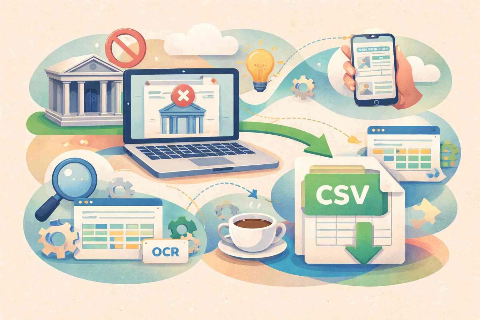 Bank Won't Export CSV? Here's the Easy Workaround