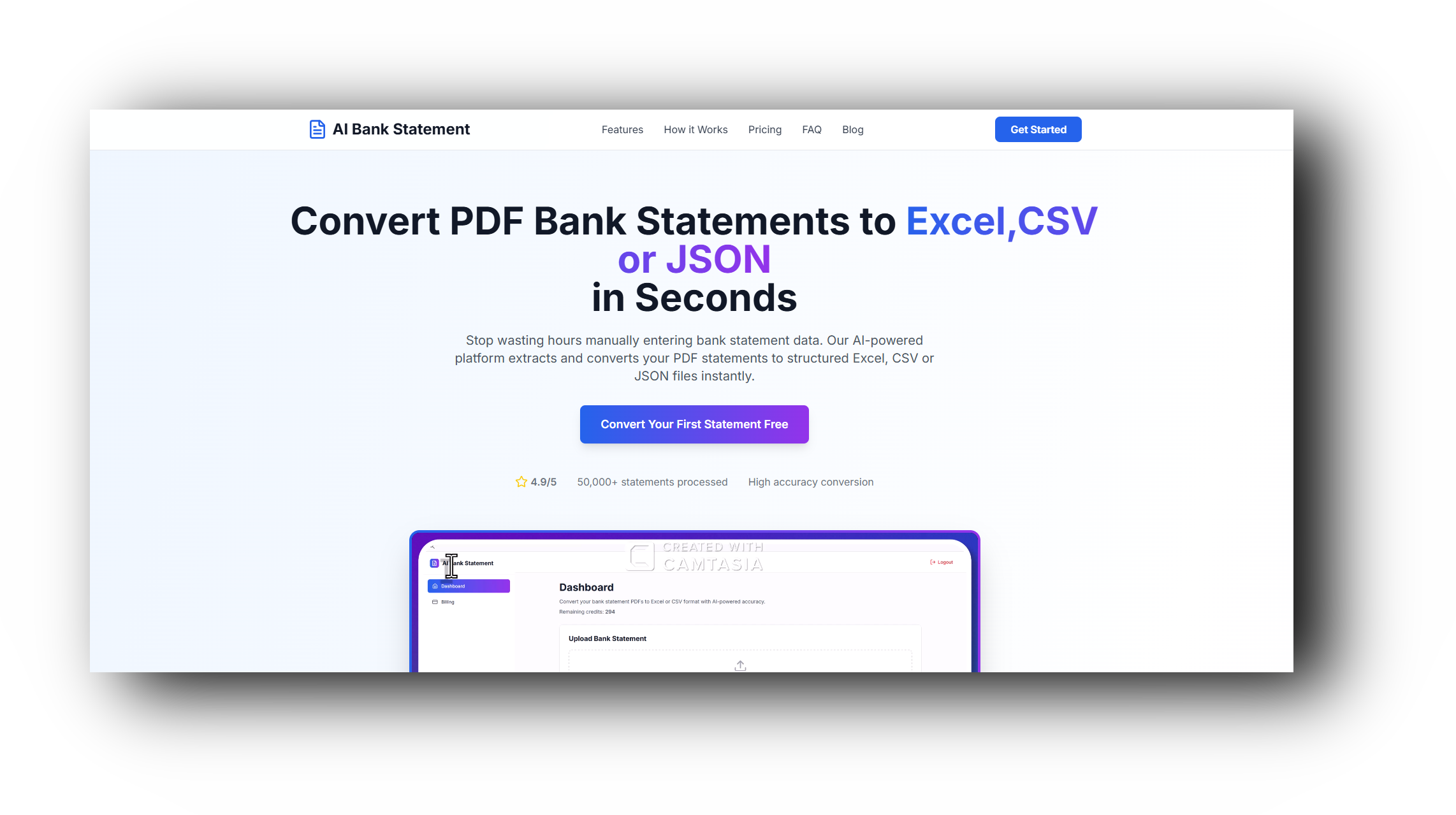 AI Bank Statement
