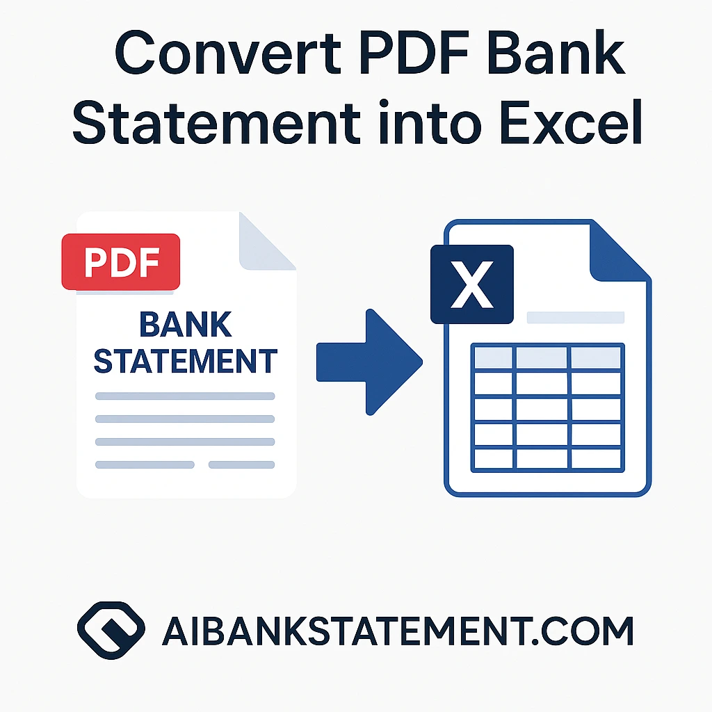 Effortlessly Convert Bank & Credit Card Statements to Excel or CSV